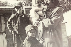 John, Tom, and Geraldine Koster